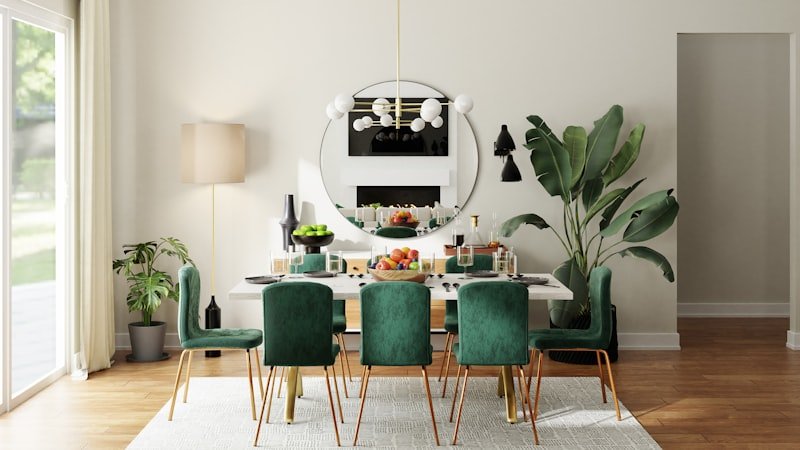 Premium furnishing close-up look